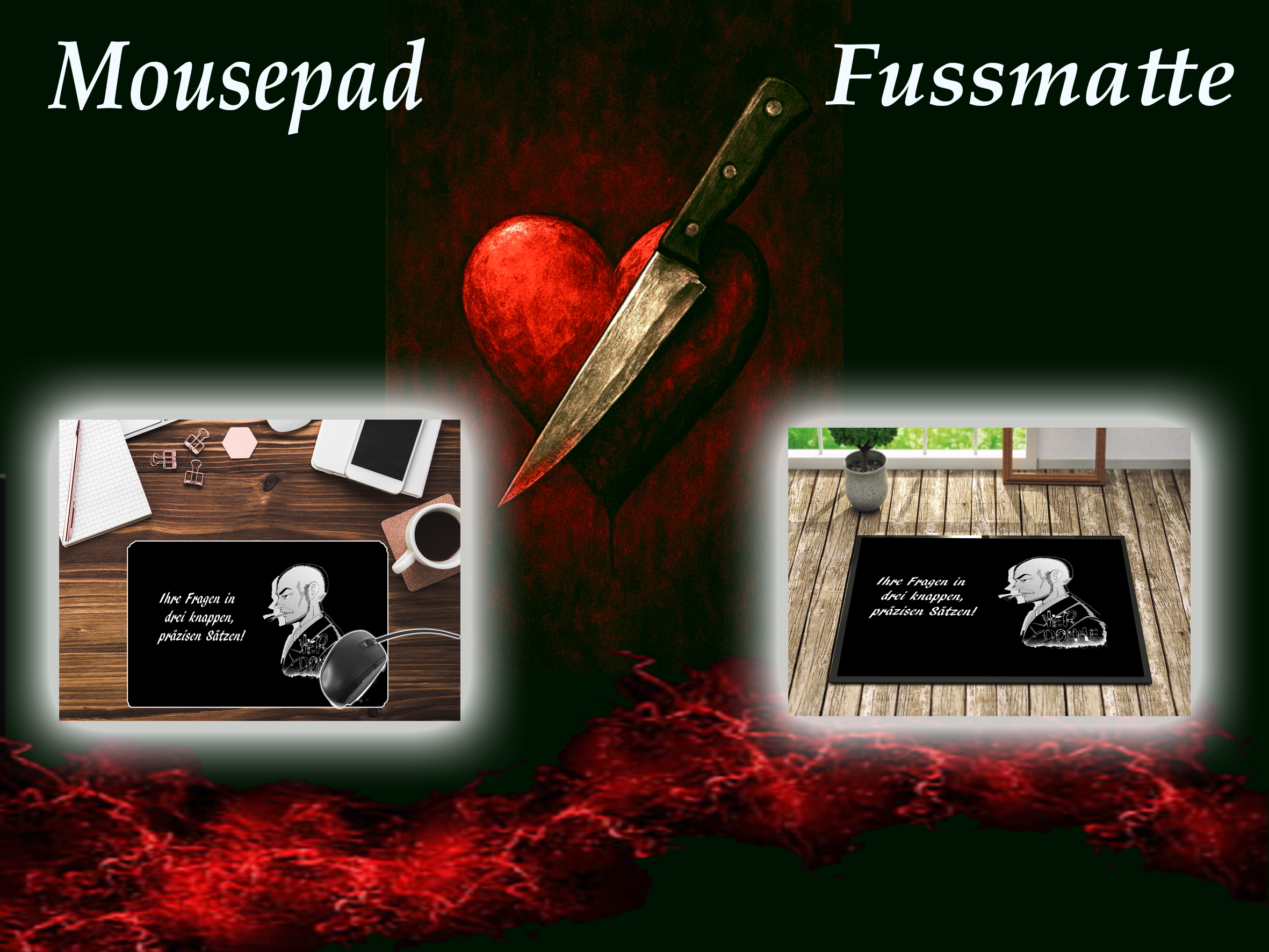 Fussmatte Mousepad