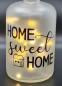 Preview: Leuchtflasche "Home Sweat Home"