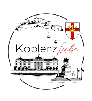Koblenz Liebe Aufkleber Schängel Küsse    9 Ø cm