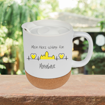 Korktasse ""Mein Herz schlägt für Montabaur"