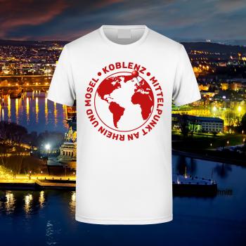 Shirt "Koblenz-Mittelpunkt an Rhein u Mosel"