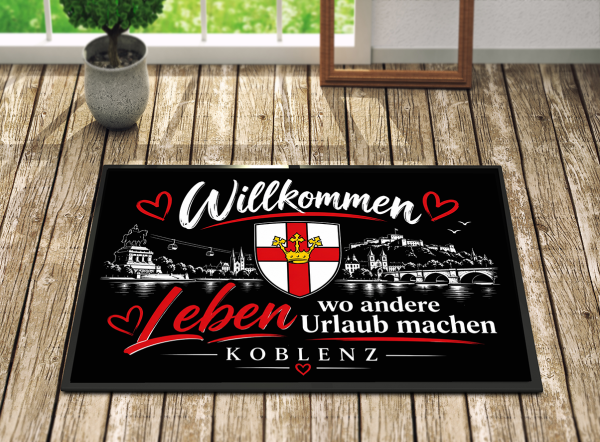 Fußmatte "Koblenz Lebensgefühl"