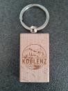 "Koblenz" Schlüsselanhänger Holz
